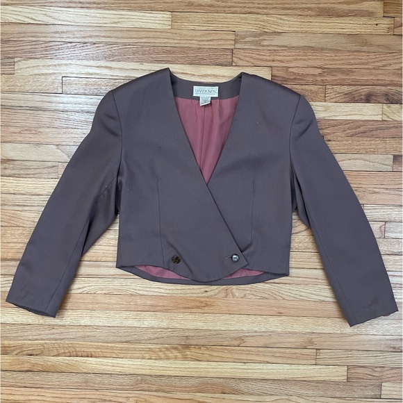 Vintage Jackets & Blazers - Vintage Cropped Blazer